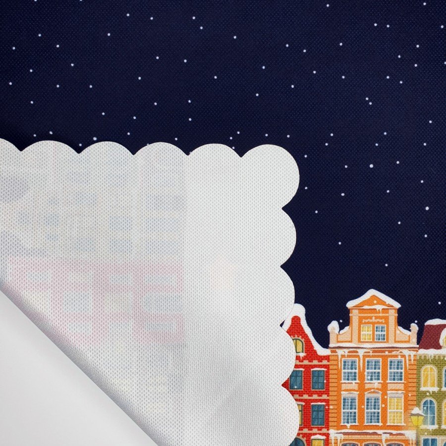 Yılbaşı Gecesi Desenli Lazer Kesim Fırın Örtüsü