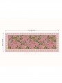 Pembe Zemin Botanik Çiçekler Tasarımlı Lazer Kesim Runner 48x135cm Pembe Zemin Botanik Çiçekler Tasarımlı Lazer Kesim Runner 48x135cm