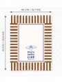 Dekoratif Kenar Pasta Lovers Club Slogan Tasarımlı Lazer Kesim Fırın Örtüsü Dekoratif Kenar Pasta Lovers Club Slogan Tasarımlı Lazer Kesim Fırın Örtüsü