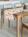 Sulu Boya Sulu Boya Kirazlar ve Yazılar Lazer Kesim Dikişsiz Lazer Kesim Runner - 48x135cm Sulu Boya Sulu Boya Kirazlar ve Yazılar Lazer Kesim Dikişsiz Lazer Kesim Runner - 48x135cm