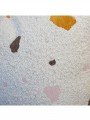 Terrazzo Desenli Lüks Bukle Kırlent Kılıfı Beyaz Terrazzo Desenli Lüks Bukle Kırlent Kılıfı Beyaz