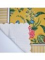 Sarı Zemin Botanik Çiçekler Tasarımlı Lazer Kesim Runner 48x135cm Sarı Zemin Botanik Çiçekler Tasarımlı Lazer Kesim Runner 48x135cm