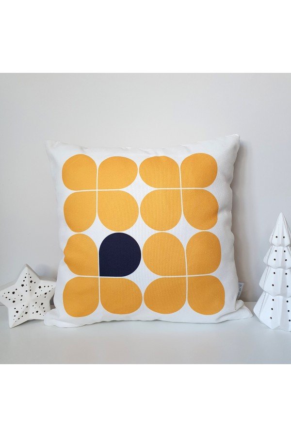 2'li Abstrakt Geometrik Sarı Siyah Puan Baskılı Minimal Konsept Kırlent Kılıfları 43x43 cm 2'li Abstrakt Geometrik Sarı Siyah Puan Baskılı Minimal Konsept Kırlent Kılıfları 43x43 cm