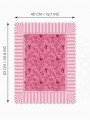 Pembe Zemin Dekoratif Kenar Kuşlar ve Dallar Tasarımlı Lazer Kesim Dikişsiz Fırın Örtüsü - 40x53cm Pembe Zemin Dekoratif Kenar Kuşlar ve Dallar Tasarımlı Lazer Kesim Dikişsiz Fırın Örtüsü - 40x53cm