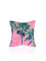 Tropical Sunset Palmiye Desenli Pembe Kırlent Kılıfı – 43x43cm Tropical Sunset Palmiye Desenli Pembe Kırlent Kılıfı – 43x43cm