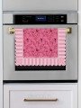 Pembe Zemin Dekoratif Kenar Kuşlar ve Dallar Tasarımlı Lazer Kesim Dikişsiz Fırın Örtüsü - 40x53cm Pembe Zemin Dekoratif Kenar Kuşlar ve Dallar Tasarımlı Lazer Kesim Dikişsiz Fırın Örtüsü - 40x53cm