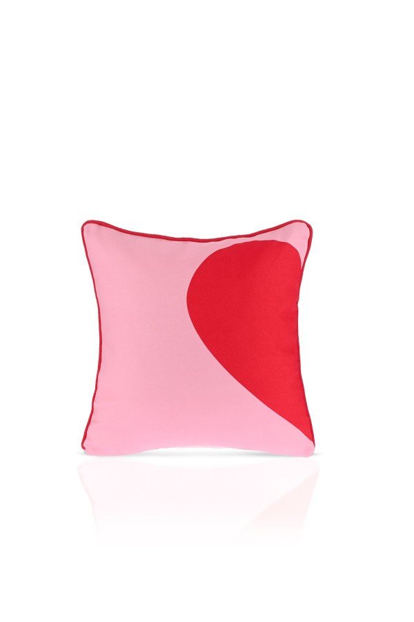 Kalbimin Yarısı Sende - 2'li Kırlent Kılıfı Seti - 43x43cm Kalbimin Yarısı Sende - 2'li Kırlent Kılıfı Seti - 43x43cm