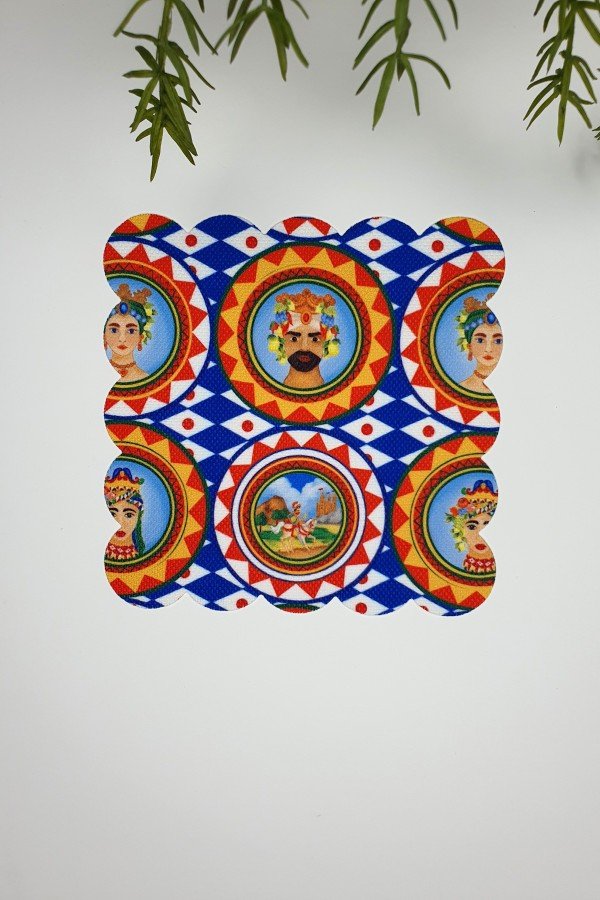 Baci Sicily İtalyan Tarzı Geometrik Tasarımlı Lazer Kesim Kokteyl Peçetesi 1 Adet Baci Sicily İtalyan Tarzı Geometrik Tasarımlı Lazer Kesim Kokteyl Peçetesi 1 Adet