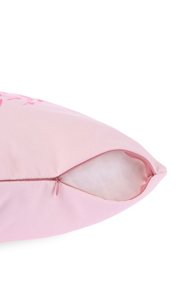 Pink Roar Soyut Kaplan Baş Desenli Kırlent Kılıfı – 43x43cm