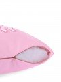 Wavy Fun Dalga Yazı Efektli Pembe Kırlent Kılıfı – 43x43cm Wavy Fun Dalga Yazı Efektli Pembe Kırlent Kılıfı – 43x43cm