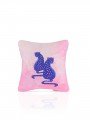 Pink Jungle İllüstratif Leopar Desenli Kırlent Kılıfı – 43x43cm Pink Jungle İllüstratif Leopar Desenli Kırlent Kılıfı – 43x43cm