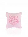 Pink Roar Soyut Kaplan Baş Desenli Kırlent Kılıfı – 43x43cm