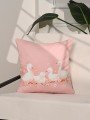 Blush Parade Pembe Ördekli Çocuk Kırlent Kılıfı – 43x43cm Blush Parade Pembe Ördekli Çocuk Kırlent Kılıfı – 43x43cm