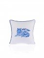 Blue Meow Mavi Kaplan İllüstrasyonlu Kırlent Kılıfı – 43x43cm Blue Meow Mavi Kaplan İllüstrasyonlu Kırlent Kılıfı – 43x43cm