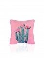 Blooming Cactus Çiçekli Kaktüs İllüstrasyonlu Kırlent Kılıfı – 43x43cm Blooming Cactus Çiçekli Kaktüs İllüstrasyonlu Kırlent Kılıfı – 43x43cm
