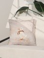 Autumn Duck Çizimli Sevimli Ördek Kırlent Kılıfı – 43x43cm Autumn Duck Çizimli Sevimli Ördek Kırlent Kılıfı – 43x43cm