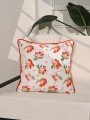 Cherry Crush Romantik Kiraz Desenli Kırlent Kılıfı – 43x43cm Cherry Crush Romantik Kiraz Desenli Kırlent Kılıfı – 43x43cm
