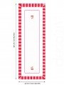 Elegant Tasarım Kalp Kiraz Dijital Baskılı Dekoratif Dikişsiz Lazer Kesim Runner - 48x135cm Elegant Tasarım Kalp Kiraz Dijital Baskılı Dekoratif Dikişsiz Lazer Kesim Runner - 48x135cm