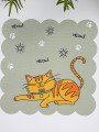 Şirin Kedi Tasarımlı Lazer Kesim Kumaş Kokteyl Peçetesi 1 Adet Şirin Kedi Tasarımlı Lazer Kesim Kumaş Kokteyl Peçetesi 1 Adet