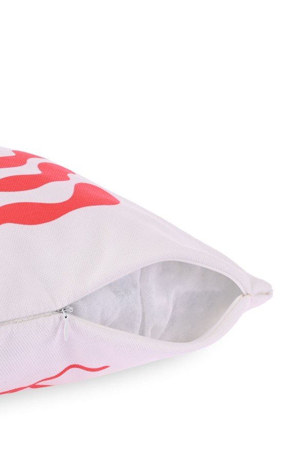 Coral Flow Modern Soyut Bitki Desenli Kırlent Kılıfı – 43x43cm Coral Flow Modern Soyut Bitki Desenli Kırlent Kılıfı – 43x43cm