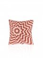 Retro Dalga Desenli Tarçın Rengi Kırlent Kılıfı – 43x43cm Retro Dalga Desenli Tarçın Rengi Kırlent Kılıfı – 43x43cm