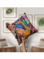 Kırlent Kılıfı Neon Yazılar Kadın Pop Art Desenli Dijital Baskılı Kırlent Kılıfı Neon Yazılar Kadın Pop Art Desenli Dijital Baskılı