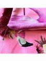 Pembe Zemin Flamingo Desenli Dijital Baskılı Kadife Kırlent Kılıfı Saçaklı Pembe Zemin Flamingo Desenli Dijital Baskılı Kadife Kırlent Kılıfı Saçaklı