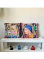 Kırlent Kılıfı Neon Yazılar Kadın Pop Art Desenli Dijital Baskılı Kırlent Kılıfı Neon Yazılar Kadın Pop Art Desenli Dijital Baskılı