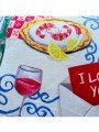 Sulu Boya Romantik Desenli Dijital Baskılı Kadife Kırlent Kılıfı Saçaklı Sulu Boya Romantik Desenli Dijital Baskılı Kadife Kırlent Kılıfı Saçaklı