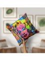 Kırlent Kılıfı Neon Yazılar Kadın Pop Art Desenli Dijital Baskılı Kırlent Kılıfı Neon Yazılar Kadın Pop Art Desenli Dijital Baskılı