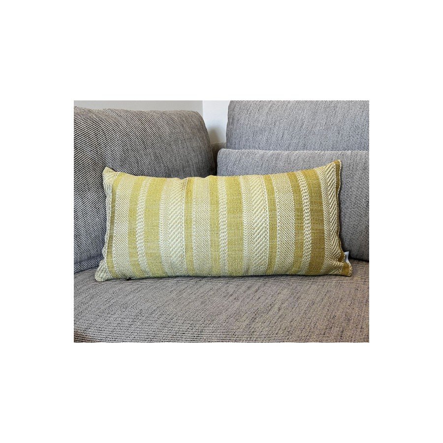 İpliği Boyalı Jakar Dokuma Kumaş Kırlent Kılıfı Lüks ve Elegant Stil