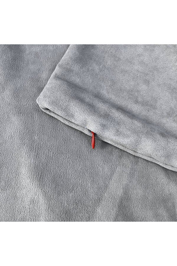 Elegant Gri Renk Kadife Kırlent Kılıfı Elegant Gri Renk Kadife Kırlent Kılıfı