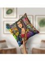 Kırlent Kılıfı Neon Yazılar Kadın Pop Art Desenli Dijital Baskılı Kırlent Kılıfı Neon Yazılar Kadın Pop Art Desenli Dijital Baskılı