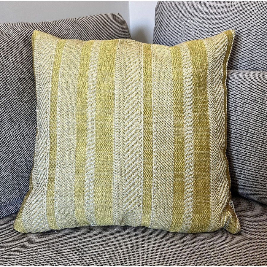 İpliği Boyalı Jakar Dokuma Kumaş Kırlent Kılıfı Lüks ve Elegant Stil