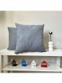 Elegant Gri Renk Kadife Kırlent Kılıfı Elegant Gri Renk Kadife Kırlent Kılıfı