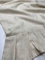 Natural Dokuma Kumaş Keten Efektli Fırfırlı Runner Natural Dokuma Kumaş Keten Efektli Fırfırlı Runner