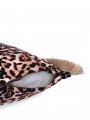 Leopar Desen Baskılı Kadife Kırlent Kılıfı Saçak Detaylı Leopar Desen Baskılı Kadife Kırlent Kılıfı Saçak Detaylı