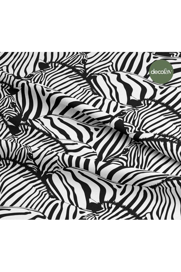 Zebra Desenli Dijital Baskılı Kumaş Zebra Desenli Dijital Baskılı Kumaş