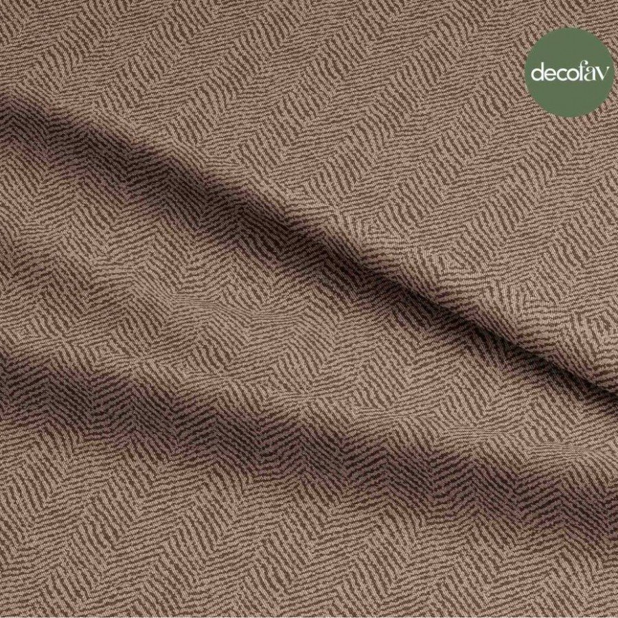 Çavuş Desen Zigzag Çizgi   Desenli Dijital Baskılı Kumaş
