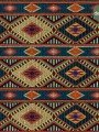 Etnik Geometrik Kilim Desenli Dijital Baskılı Kumaş