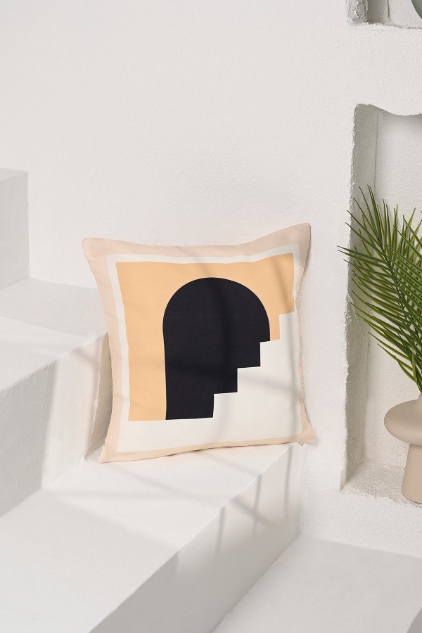 Soyut Geometrik Minimal Dijital Baskılı Kırlent Kılıfı 43x43 cm Soyut Geometrik Minimal Dijital Baskılı Kırlent Kılıfı 43x43 cm